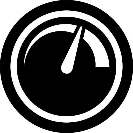 Circular speedometer